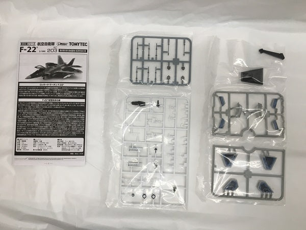 【中古】【未組立】1/144 仮空 F-22 築城 「技MIX航空機シリーズ AC203」＜プラモデル＞（代引き不可）6558