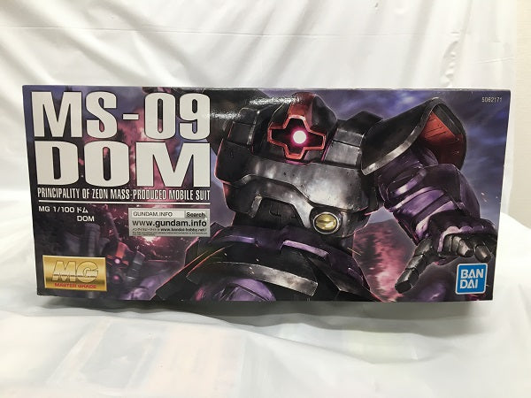 【中古】【未組立】1/100 MG MS-09 ドム 「機動戦士ガンダム」 [5062171]＜プラモデル＞（代引き不可）6558