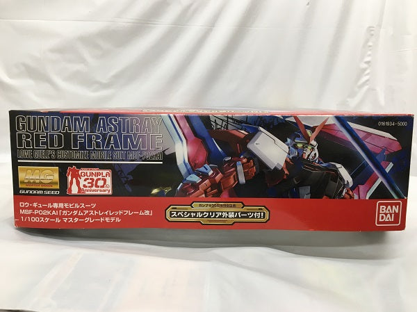 【中古】【未組立】1/100 MG MBF-P02KAI ガンダムアストレイ レッドフレーム改 「機動戦士ガンダムSEED VS ASTRAY」 スペシャルクリア外装パーツ付き[0161934]＜プラモデル＞（代引き不可）6558