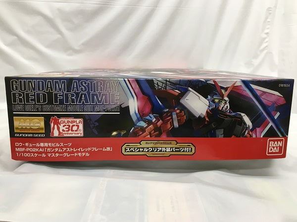 【中古】【未組立】1/100 MG MBF-P02KAI ガンダムアストレイ レッドフレーム改 「機動戦士ガンダムSEED VS ASTRAY」 スペシャルクリア外装パーツ付き[0161934]＜プラモデル＞（代引き不可）6558