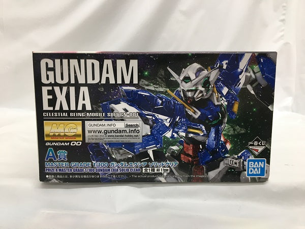 中古】【未組立】1/100 MG GN-001 ガンダムエクシア ソリッドクリア 「一番くじ 機動戦士ガンダム ガンプラ2022」 A賞