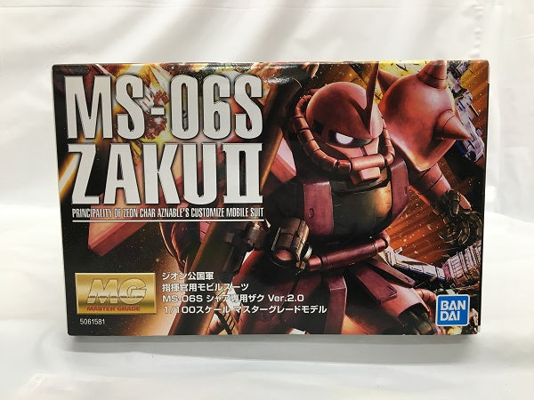 【中古】【未組立】1/100 MG MS-06S シャア専用ザク Ver.2.0 「機動戦士ガンダム」 [5061581]＜プラモデル＞（代引き不可）6558