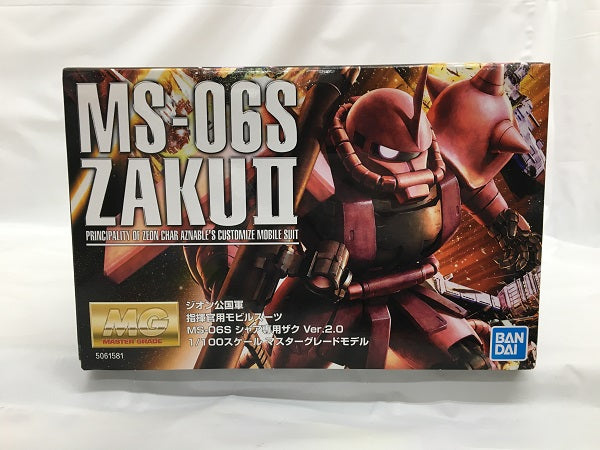 【中古】【未組立】1/100 MG MS-06S シャア専用ザク Ver.2.0 「機動戦士ガンダム」 [5061581]＜プラモデル＞（代引き不可）6558