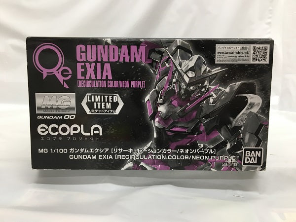 【中古】【未組立】1/100 MG GN-001 ガンダムエクシア(リサーキュレーションカラー/ネオンパープル) 「機動戦士ガンダム00(ダブルオー)」 イベント限定＜プラモデル＞（代引き不可）6558