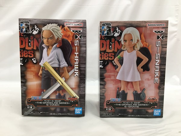 【中古】【未開封】【セット】「ワンピース」 DXF〜THE GRANDLINE SERIES〜S-ホーク＆S-スネーク 2種＜フィギュア＞（代引き不可）6558