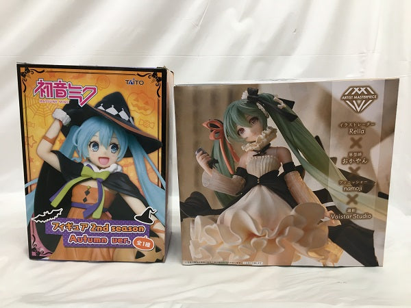 【中古】【未開封】【セット】初音ミク　フィギュア　AMP フィギュア/2nd season Autumn ver. 2種＜フィギュア＞（代引き不可）6558