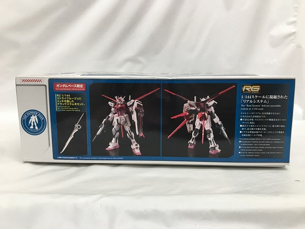 中古】【未組立】1/144 RG MBF-02 ストライクルージュ グランドスラム装備型 「機動戦士ガンダムSEED」 ガンダムベース限定