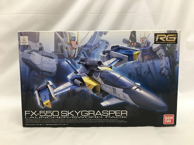 【中古】【未組立】1/144 RG FX550 スカイグラスパー ランチャー/ソードパック 「機動戦士ガンダムSEED」＜プラモデル＞...