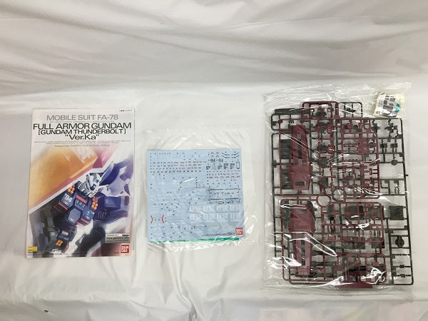 【中古】【未組立】1/100 MG FA-78 フルアーマー・ガンダム Ver.Ka(GUNDAM THUNDERBOLT Ver.) 「機動戦士ガンダム サンダーボルト」＜プラモデル＞（代引き不可）6558