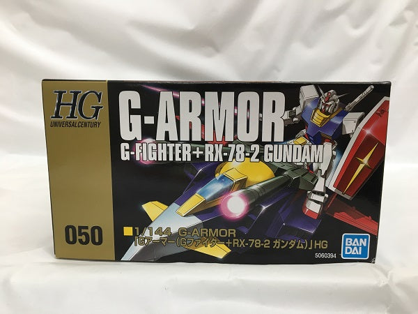 【中古】【未組立】1/144 HGUC Gアーマー(G-ファイター+RX-78-2 ガンダム) 「機動戦士ガンダム」 シリーズNo.050＜プラモデル＞（代引き不可）6558