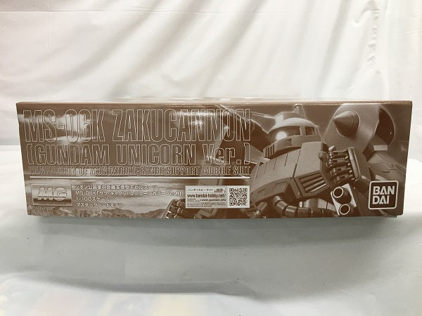 【中古】【未組立】1/100 MG MS-06K ザク・キャノン(ユニコーンカラーVer.) 「機動戦士ガンダムUC」 プレミアムバンダイ限定 [5066513]＜プラモデル＞（代引き不可）6558