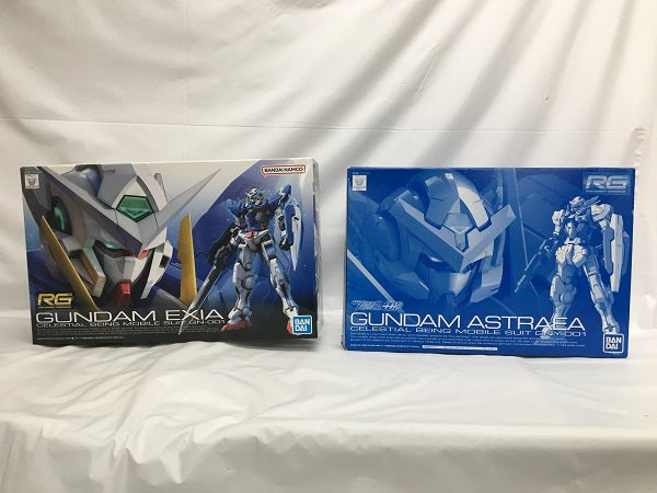 【中古】【未組立】【セット】1/144 RG GN-001 ガンダムエクシア 「機動戦士ガンダム00(ダブルオー)」/1/144 RG ガンダムエクシア用 GNY-001 ガンダムアストレアパーツセット＜プラモデル＞（代引き不可）6558