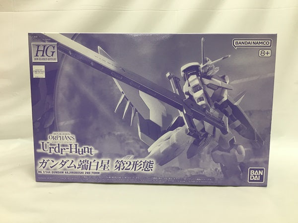 【中古】【未組立】1/144 HG ガンダム端白星 第2形態 「機動戦士ガンダム鉄血のオルフェンズ ウルズハント」 プレミアムバンダイ限定 [5066006]＜プラモデル＞（代引き不可）6558