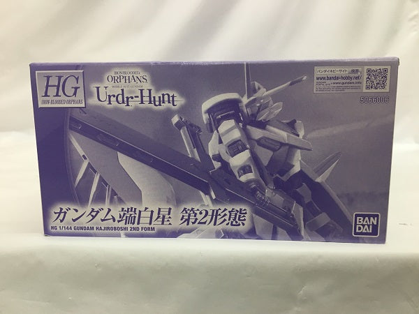 【中古】【未組立】1/144 HG ガンダム端白星 第2形態 「機動戦士ガンダム鉄血のオルフェンズ ウルズハント」 プレミアムバンダイ限定 [5066006]＜プラモデル＞（代引き不可）6558