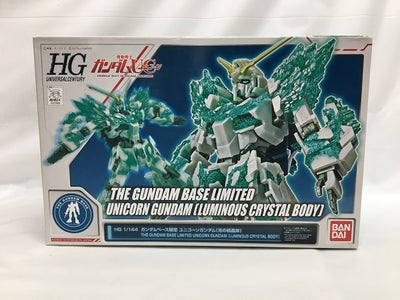 【中古】【未組立】1/144 HGUC RX-0 ユニコーンガンダム(光の結晶体) 「機動戦士ガンダムUC」 ガンダムベース限定＜プラ...