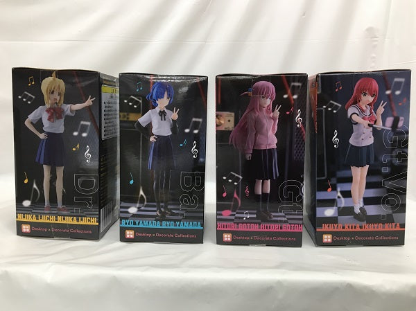 【中古】【未開封】【セット】フィギュア 「ぼっち・ざ・ろっく!」 Desktop×Decorate Collections 伊地知虹夏/山田リョウ/後藤ひとり/喜多郁代　4点＜フィギュア＞（代引き不可）6558