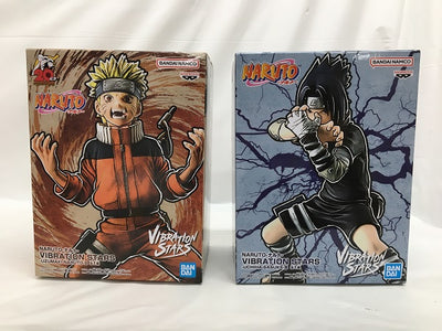 【中古】【未開封】【セット】フィギュア 「NARUTO-ナルト-」 VIBRATION STARS うずまきナルト /うちはサスケ　2...