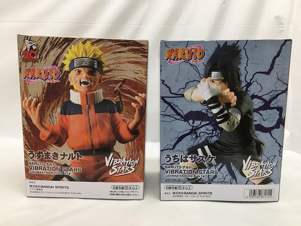 【中古】【未開封】【セット】フィギュア 「NARUTO-ナルト-」 VIBRATION STARS うずまきナルト /うちはサスケ　2点＜フィギュア＞（代引き不可）6558