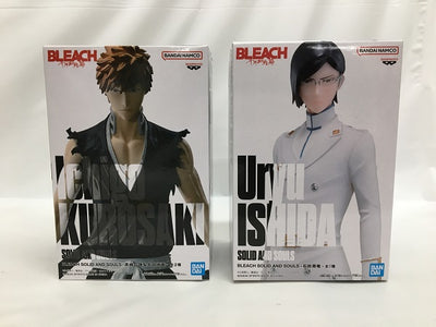 【中古】【未開封】【セット】フィギュア 「BLEACH-ブリーチ-」 SOLID AND SOULS 黒崎一護/石田雨竜　2点＜フィギ...