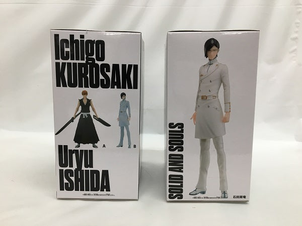 【中古】【未開封】【セット】フィギュア 「BLEACH-ブリーチ-」 SOLID AND SOULS 黒崎一護/石田雨竜　2点＜フィギュア＞（代引き不可）6558