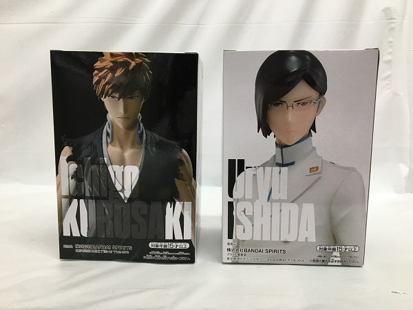 【中古】【未開封】【セット】フィギュア 「BLEACH-ブリーチ-」 SOLID AND SOULS 黒崎一護/石田雨竜　2点＜フィギュア＞（代引き不可）6558