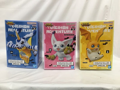 【中古】【未開封】【セット】フィギュア 「デジモンアドベンチャー」 DXF〜ADVENTURE ARCHIVES〜SPECIAL　3点...