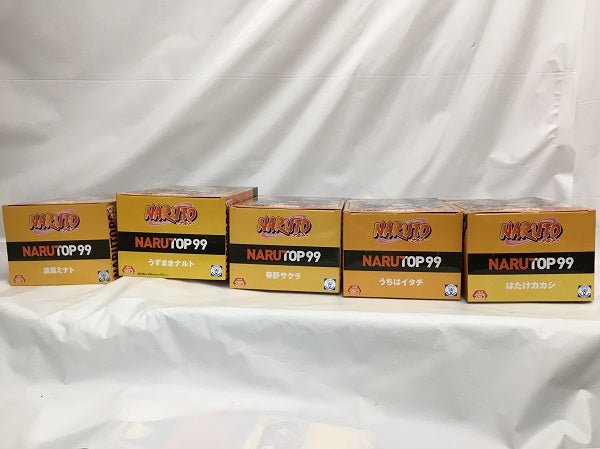 【中古】【未開封】【セット】フィギュア　「NARUTO-ナルト-」 NARUTOP99　波風ミナト/うずまきナルト/春野サクラ/うちはイタチ/はたけカカシ　５点＜フィギュア＞（代引き不可）6558