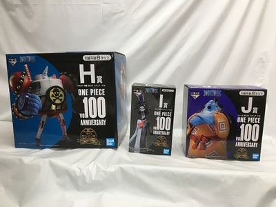 【中古】【開封済】【セット】フィギュア「一番くじ ワンピース vol.100 Anniversary」H賞 I賞 J賞　３点＜フィギュ...