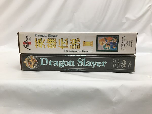 【中古】【開封済】【セット】PC-9801　5インチソフト　ドラゴンスレイヤー英雄伝説・ドラゴンスレイヤー 英雄伝説II　２点＜レトロゲーム＞（代引き不可）6558