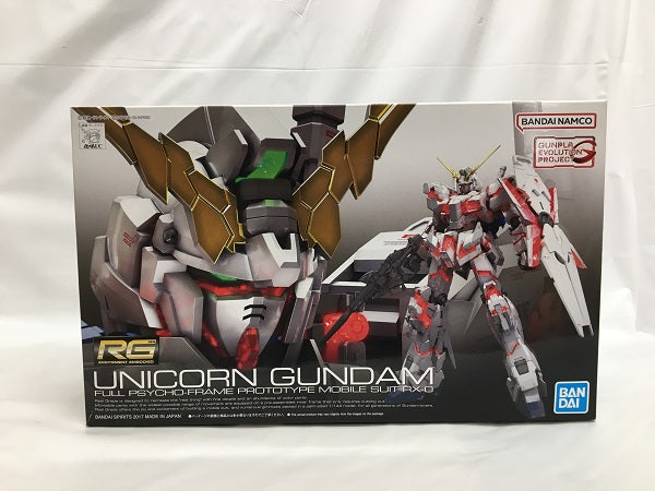 【中古】【未組立】1/144 RG GUNPLA EVOLUTION PROJECT RX-0 ユニコーンガンダム 「機動戦士ガンダムUC」 [5061620]＜プラモデル＞（代引き不可）6558