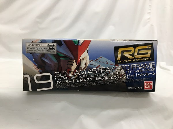 【中古】【未組立】1/144 RG MBF-P02 ガンダムアストレイレッドフレーム 「機動戦士ガンダムSEED ASTRAY」 シリーズNo.19＜プラモデル＞（代引き不可）6558