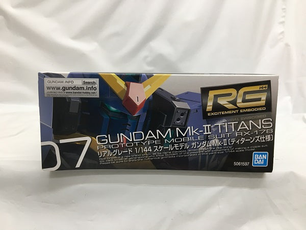 【中古】【未組立】1/144 RG RX-178 ガンダムMk-II(ティターンズ仕様) 「機動戦士Zガンダム」 [5061597]＜プラモデル＞（代引き不可）6558