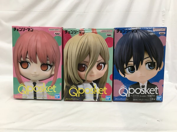 【中古】【未開封】【セット】「チェンソーマン」 Q posket　マキマ/パワー/早川アキ　3点＜フィギュア＞（代引き不可）6558