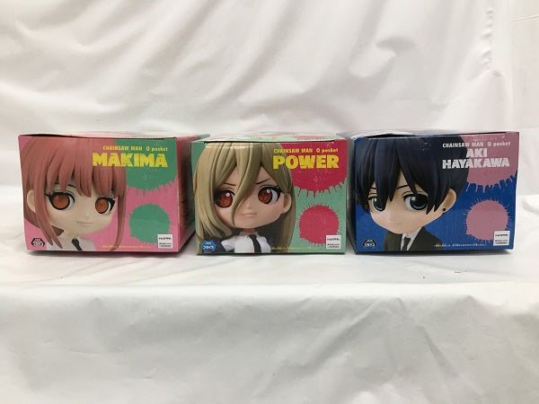 【中古】【未開封】【セット】「チェンソーマン」 Q posket　マキマ/パワー/早川アキ　3点＜フィギュア＞（代引き不可）6558