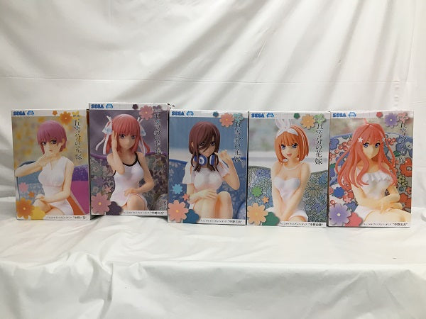 【中古】【未開封】【セット】映画 五等分の花嫁」 プレミアムちょこのせフィギュア　5点＜フィギュア＞（代引き不可）6558