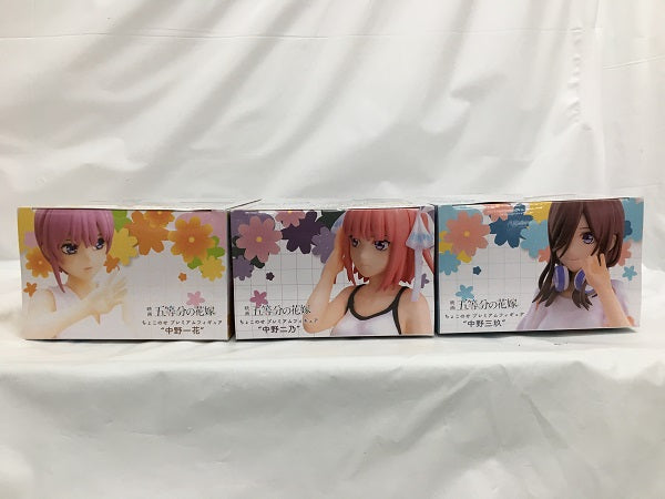 【中古】【未開封】【セット】映画 五等分の花嫁」 プレミアムちょこのせフィギュア　5点＜フィギュア＞（代引き不可）6558