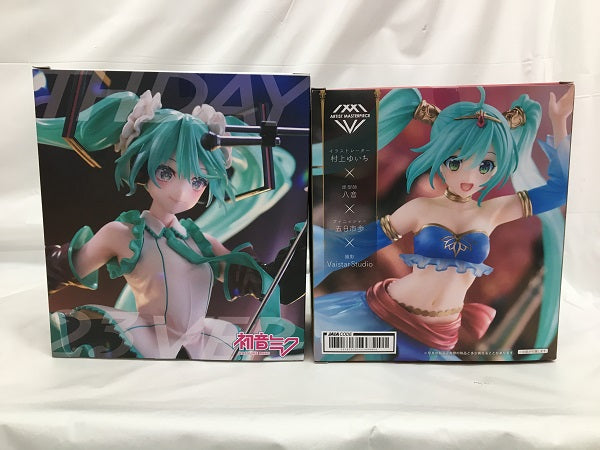 【中古】【未開封】【セット】初音ミク 「キャラクター・ボーカル・シリーズ01 初音ミク」　Princess AMP フィギュア〜アラビアンver.〜/AMP+ フィギュア 〜HATSUNE MIKU Birthday 2023 ver.〜　2点＜フィギュア＞（代引き不可）6558