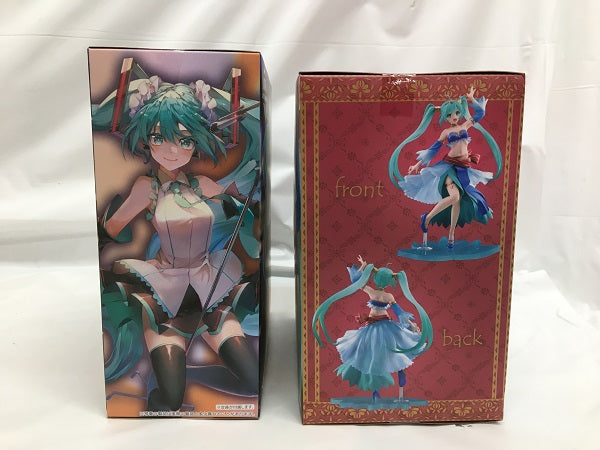 【中古】【未開封】【セット】初音ミク 「キャラクター・ボーカル・シリーズ01 初音ミク」　Princess AMP フィギュア〜アラビアンver.〜/AMP+ フィギュア 〜HATSUNE MIKU Birthday 2023 ver.〜　2点＜フィギュア＞（代引き不可）6558