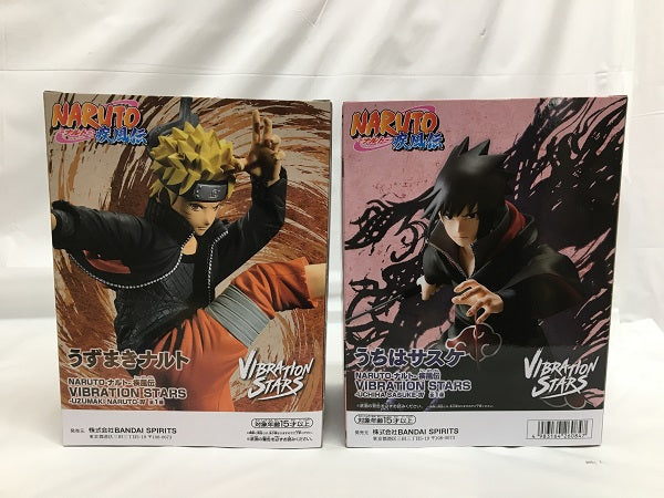 【中古】【未開封】【2点セット】「NARUTO-ナルト- 疾風伝」 VIBRATION STARS うずまきナルト/うちはサスケ＜フィギュア＞（代引き不可）6558