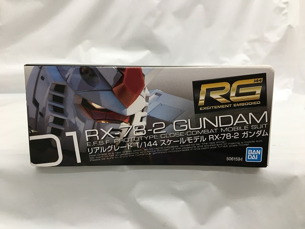 【中古】【未組立】1/144 RG RX-78-2 ガンダム「機動戦士ガンダム」 [5061594]＜プラモデル＞（代引き不可）6558