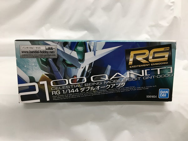 【中古】【未組立】1/144 RG GNT-0000 ダブルオークアンタ 「劇場版 機動戦士ガンダム00(ダブルオー) -A wakening of the Trailblazer-」 [5061604]＜プラモデル＞（代引き不可）6558