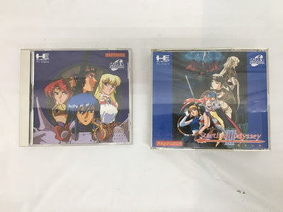 【中古】【開封品】【セット】PCエンジンスーパーCDソフト　スタートリングオデッセイ/スタートリングオデッセイ2 魔竜戦争＜レトロゲー...