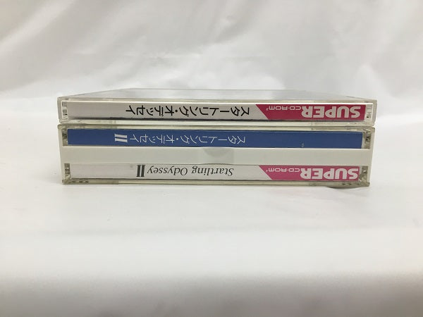 【中古】【開封品】【セット】PCエンジンスーパーCDソフト　スタートリングオデッセイ/スタートリングオデッセイ2 魔竜戦争＜レトロゲーム＞（代引き不可）6558