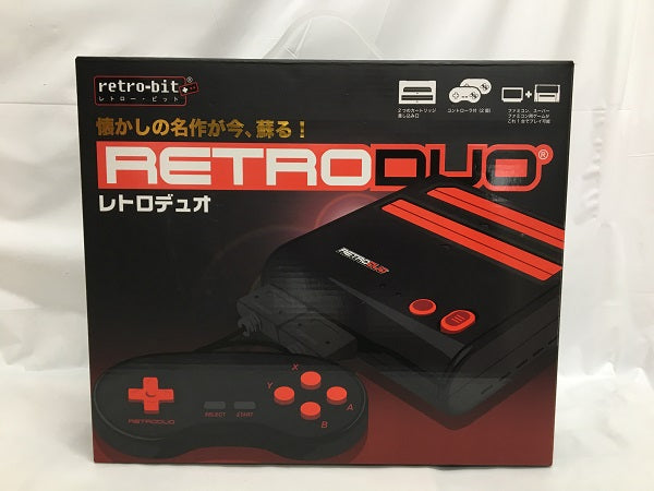 【中古】【開封品】【動作未確認】スーパーファミコンハード　レトロデュオ FC/SFC互換機＜レトロゲーム＞（代引き不可）6558