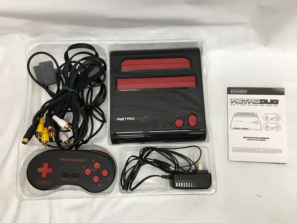 【中古】【開封品】【動作未確認】スーパーファミコンハード　レトロデュオ FC/SFC互換機＜レトロゲーム＞（代引き不可）6558