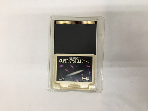 【中古】【開封品】PCエンジンハード　スーパーシステムカード(Ver 3.0)＜レトロゲーム＞（代引き不可）6558