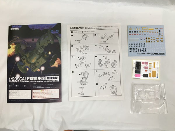 【中古】【未組立】1/20 機動歩兵 指揮官型 「宇宙の戦士」 [PS-012]＜プラモデル＞（代引き不可）6558