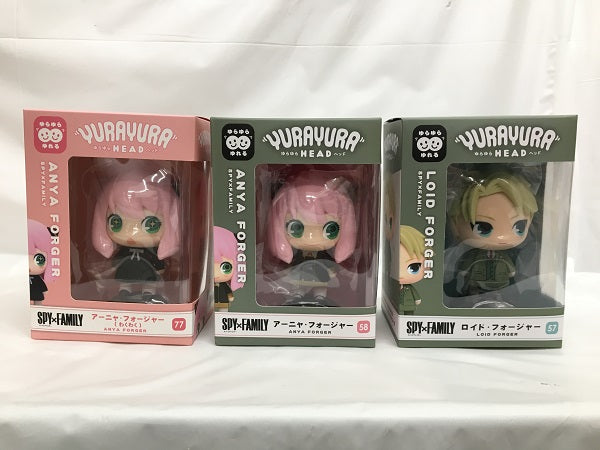 【中古】【未開封】【セット】「SPY×FAMILY」 ゆらゆらヘッド アーニャ・フォージャー ロイド・フォージャー＜フィギュア＞（代引き不可）6558