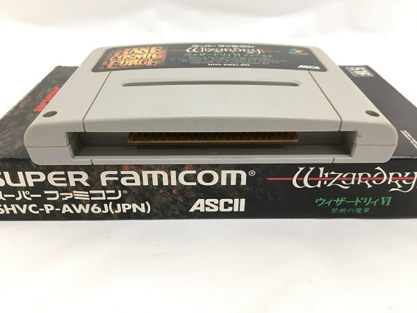 【中古】【箱説あり】【動作未確認】「ウィザードリィVI 〜禁断の魔筆〜」スーパーファミコンソフト＜＞（代引き不可）0