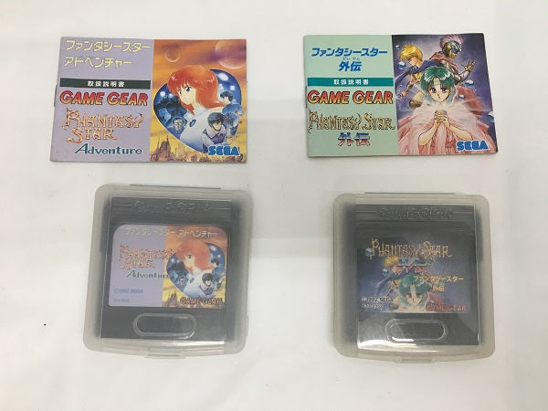 【中古】【箱なし説なし】【セット】「ファンタシースターアドベンチャー」「ファンタシースター外伝」ゲームギアソフト 2点＜レトロゲーム＞（代引き不可）6558